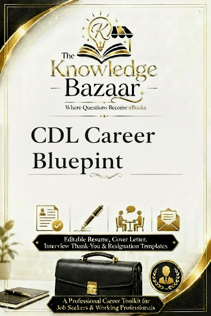 CDL & Driving Career Blueprint