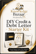 The DIY Credit & Debt Letter Starter Kit