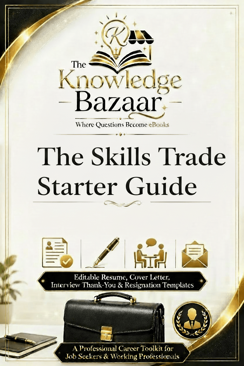 The Skilled Trades Starter Guide